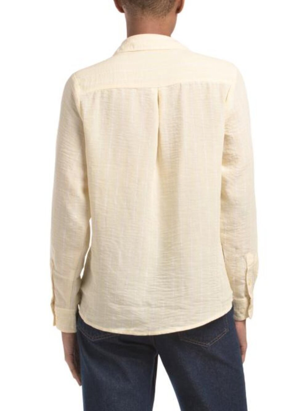 C BY ONE Striped Long Sleeve Shirt - Picture 2 of 4